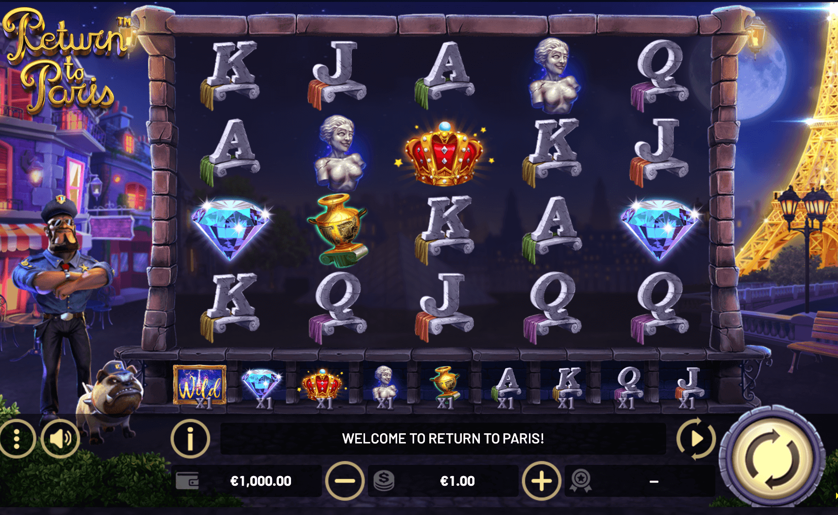 Return to Paris Betsoft Joker1234