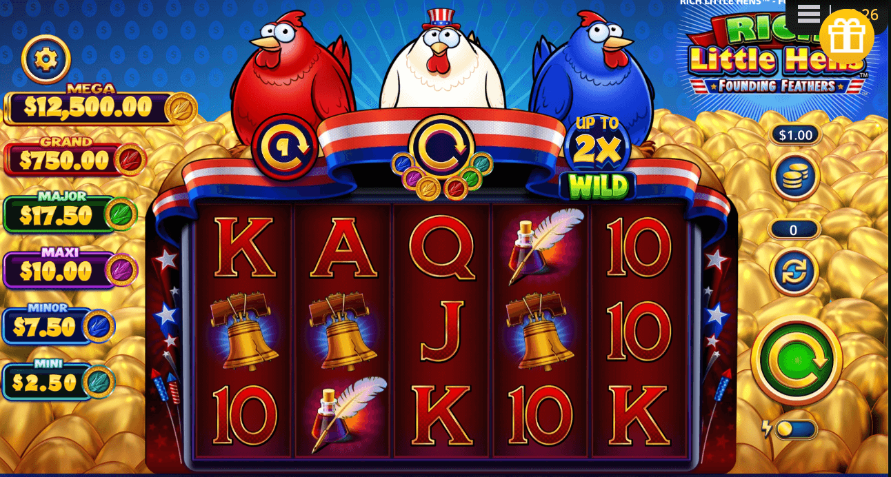 Rich Little Hens Founding Feathers Light & Wonder Joker123 com