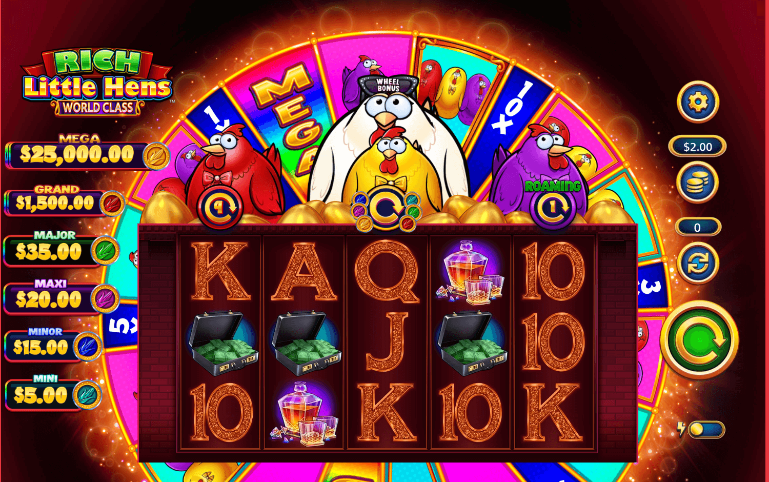 Rich Little Hens World Class Light & Wonder สล็อต Joker123