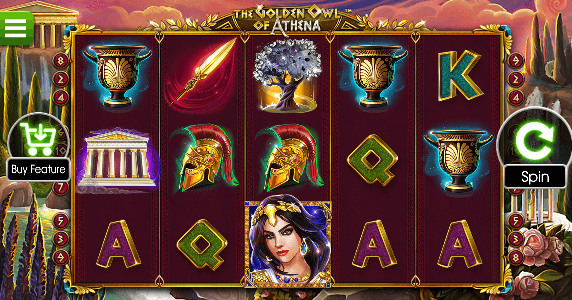 The Golden Owl of Athena Betsoft 123Joker game