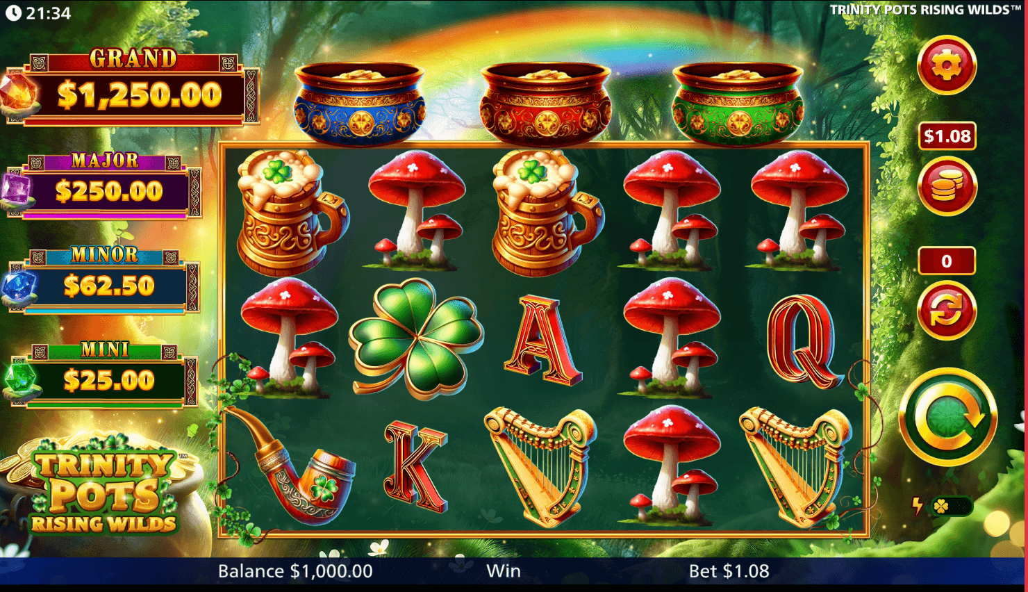 Trinity Pots Rising Wilds Light & Wonder Joker game 123