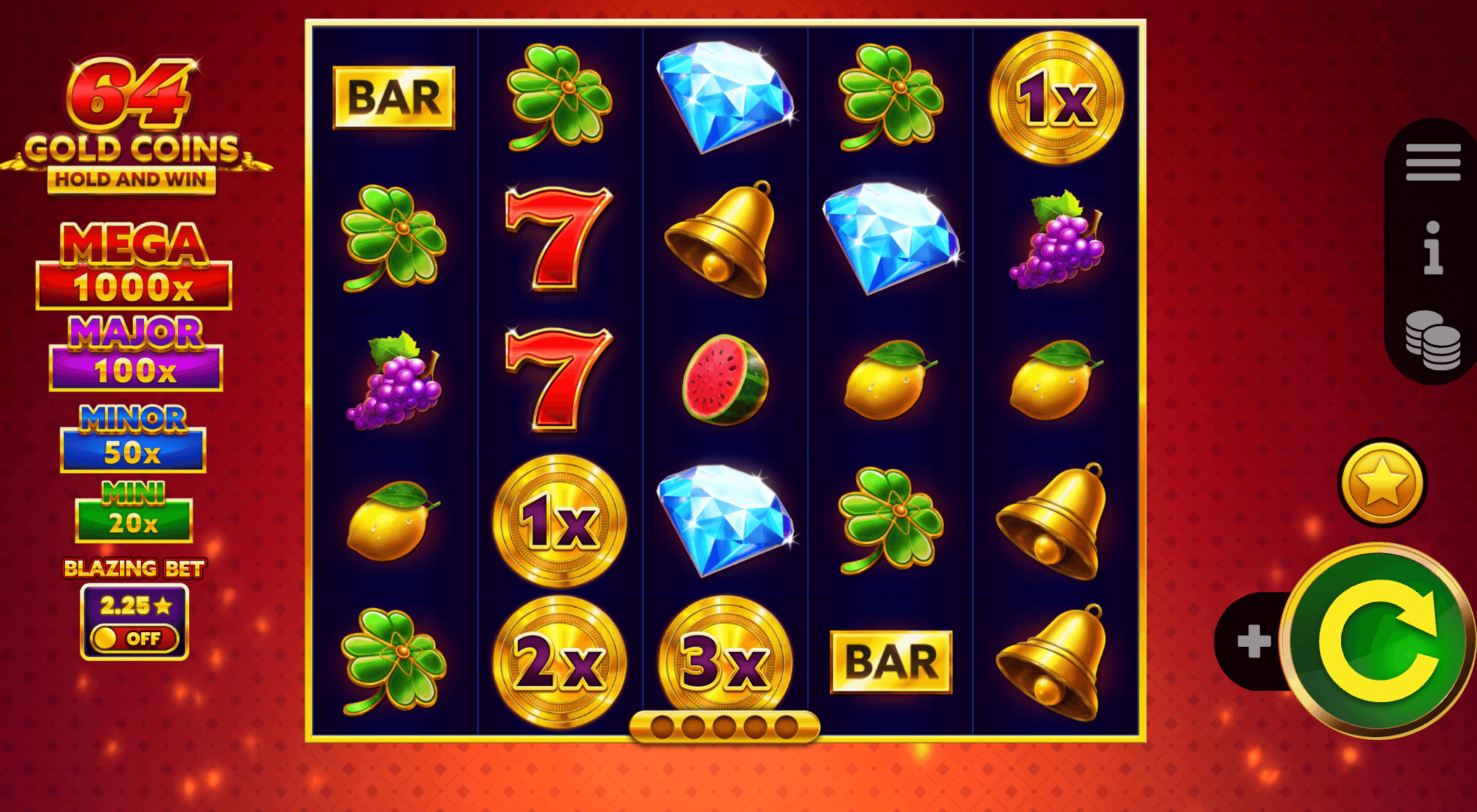 64 Gold Coins Hold And Win Booming Games Joker123 slot
