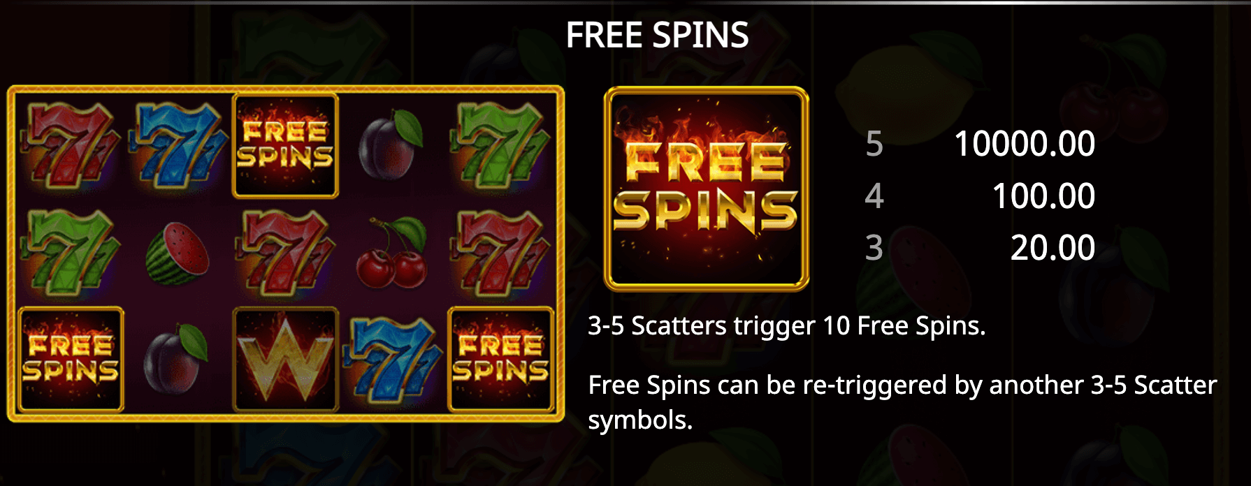 777 Burning Classics 5000 Booming Games 123Joker game