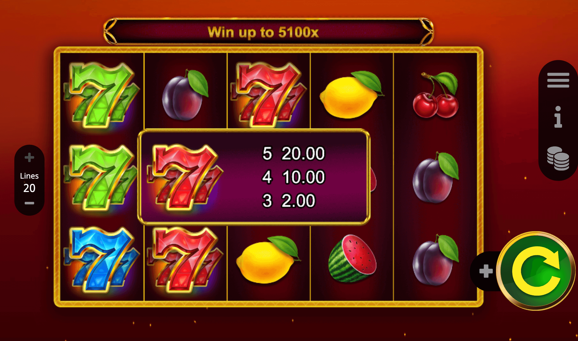 777 Burning Classics 5000 Booming Games Joker123th