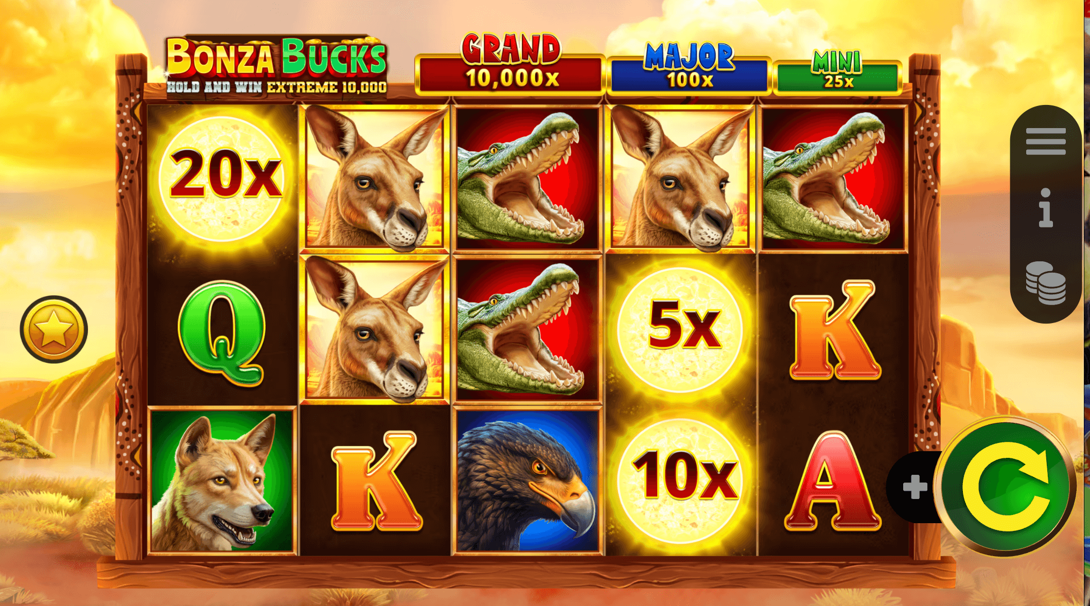 Bonza Bucks Hold And Win Extreme 10,000 Booming Games www Joker388