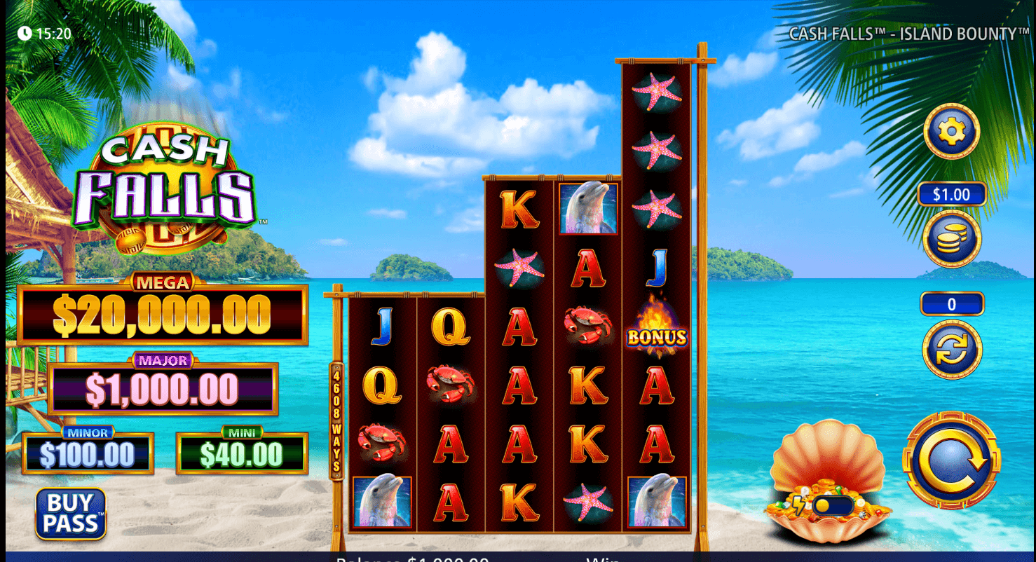 Cash Falls Island Bounty Light & Wonder slotJoker123