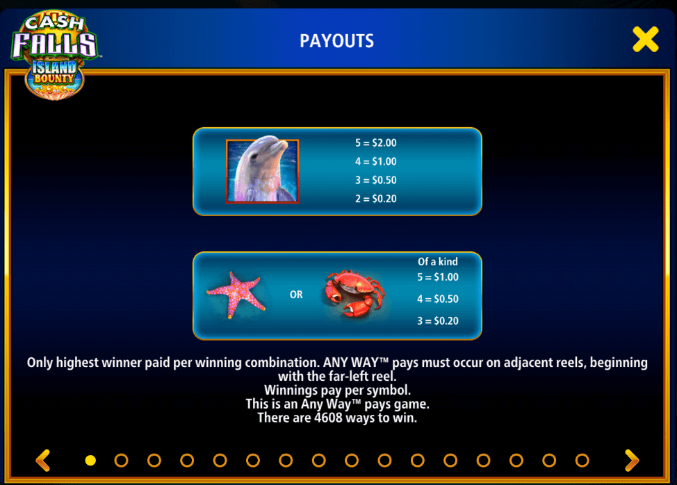 Cash Falls Island Bounty Light & Wonder wwwJoker123c net