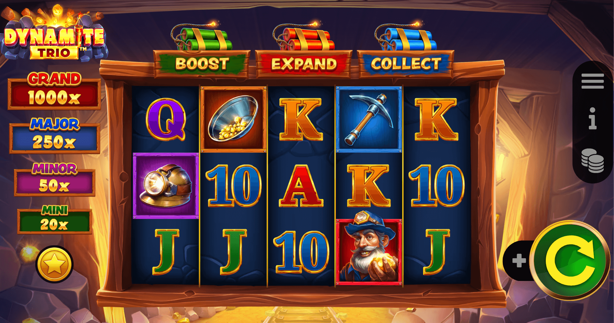 Dynamite Trio Booming Games Joker game 123