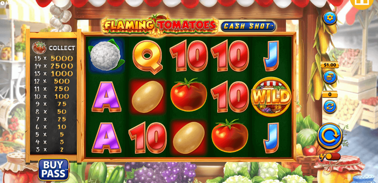 Flaming Tomatoes Cash Shot Light & Wonder www Joker123