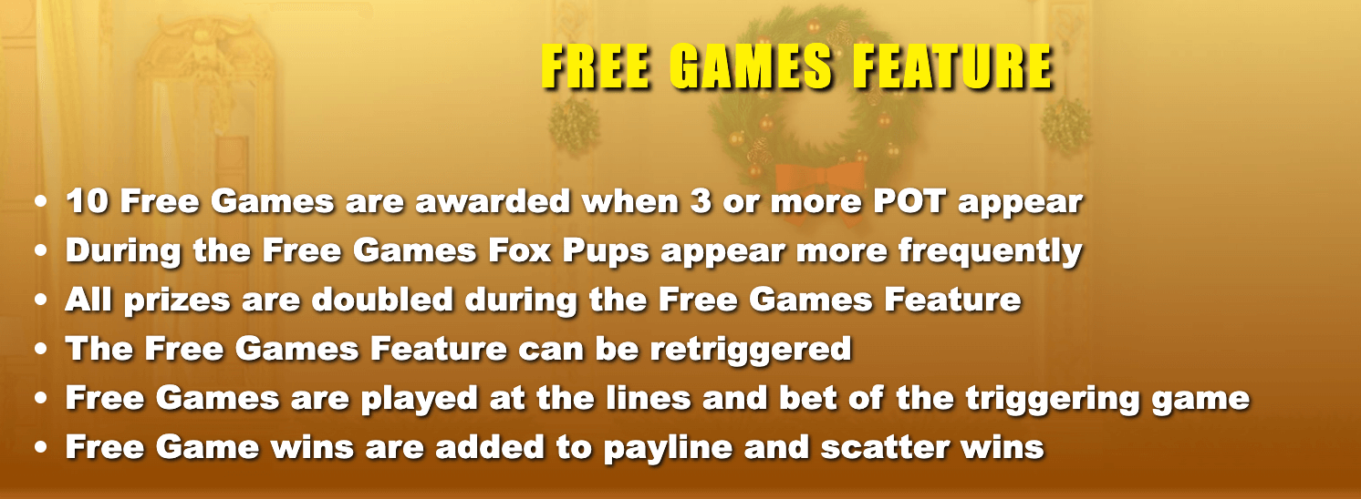 Foxin' Wins A Very Foxin' Christmas Light & Wonder Joker game 123