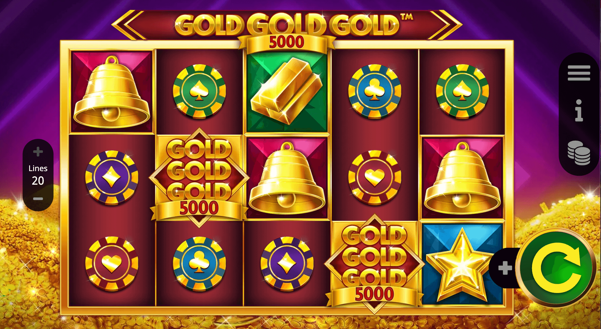 Gold Gold Gold 5000 Booming Games Joker123th