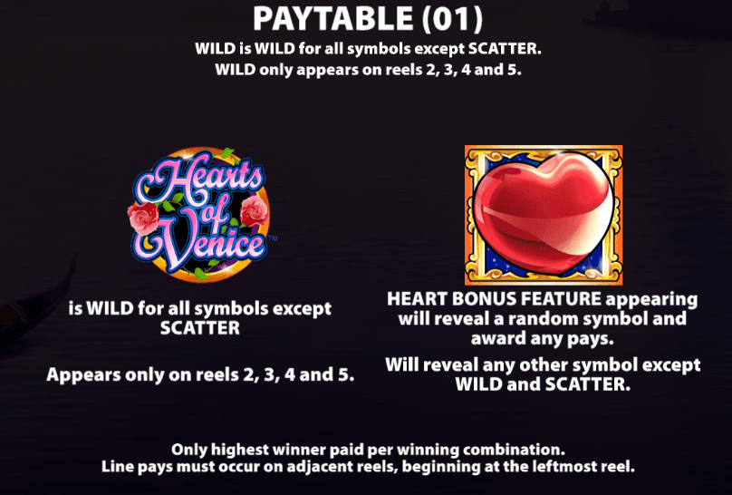 Hearts of Venice Light & Wonder www Joker388