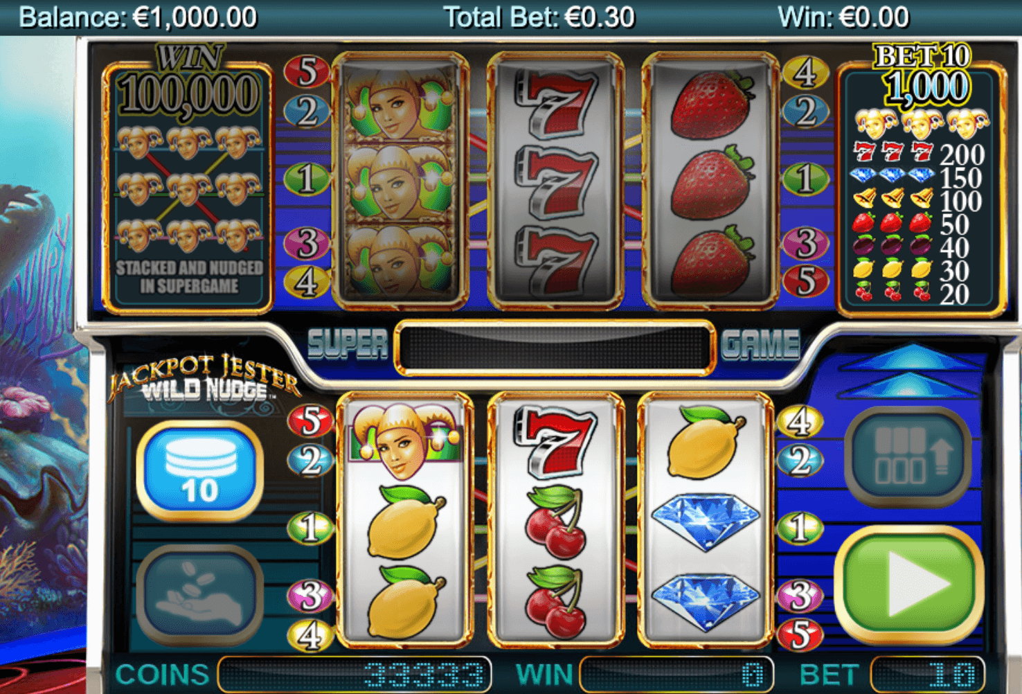 Jackpot Jester Wild Nudge Light & Wonder Joker123 gaming