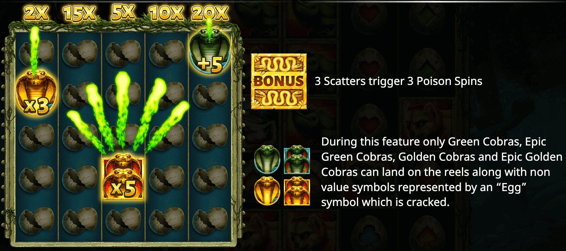 King Cobra Booming Games Joker family