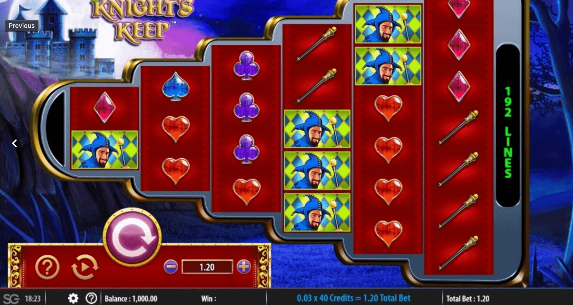 Knight's Keep Light & Wonder Joker123 gaming