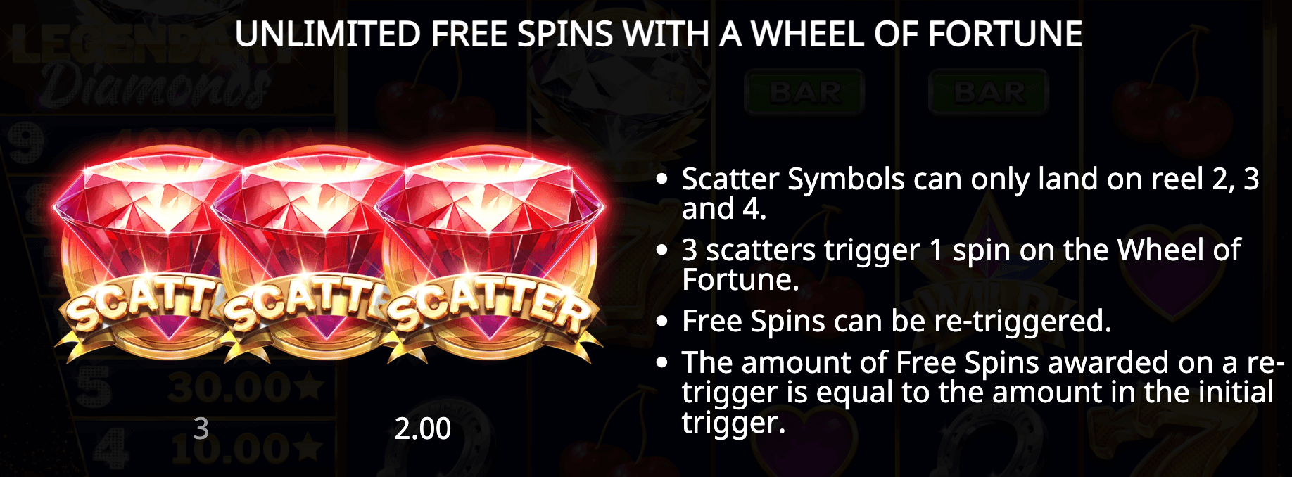 Legendary Diamonds Booming Games wwwJoker