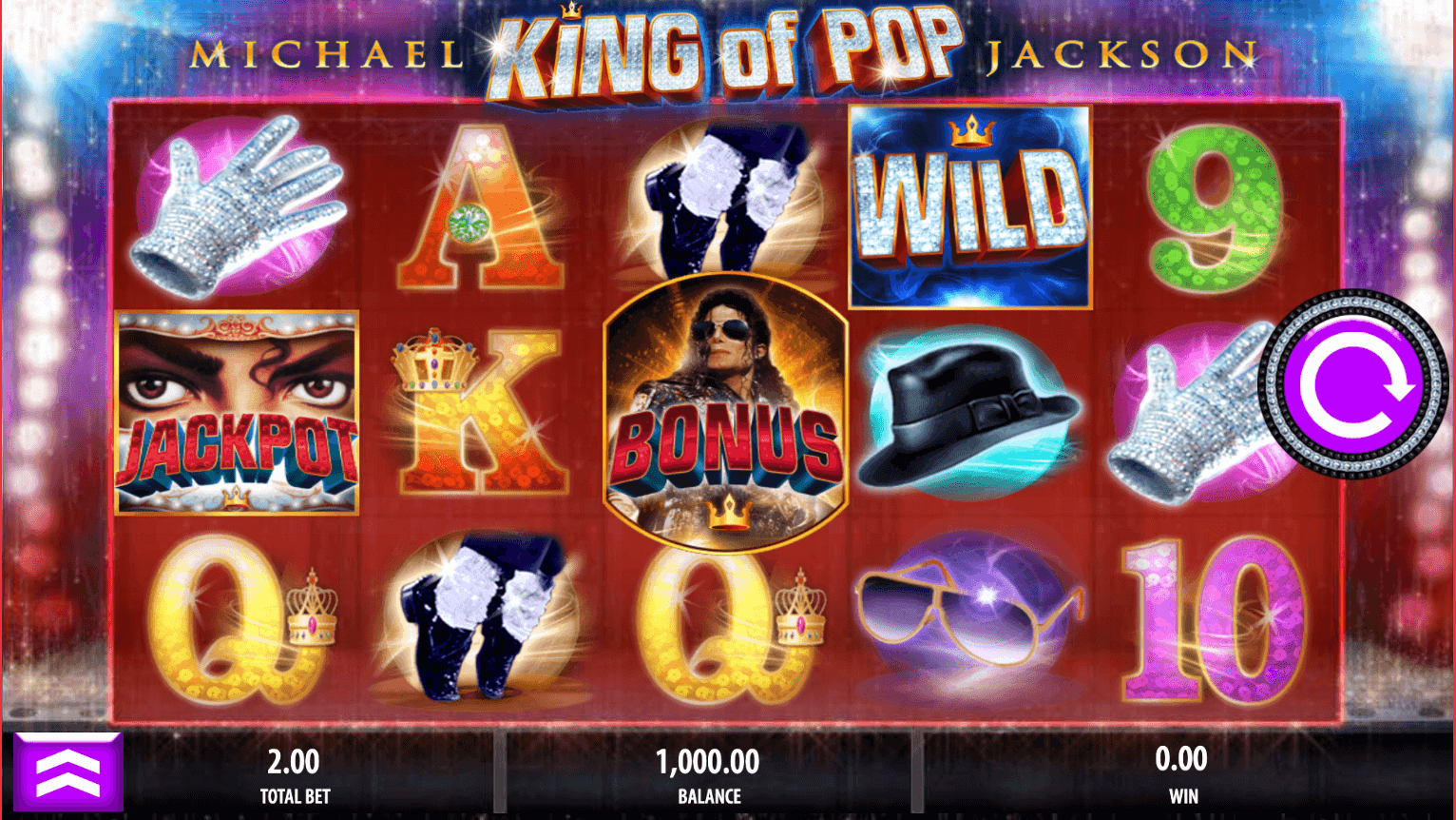 Michael Jackson King of Pop Light & Wonder www Joker123