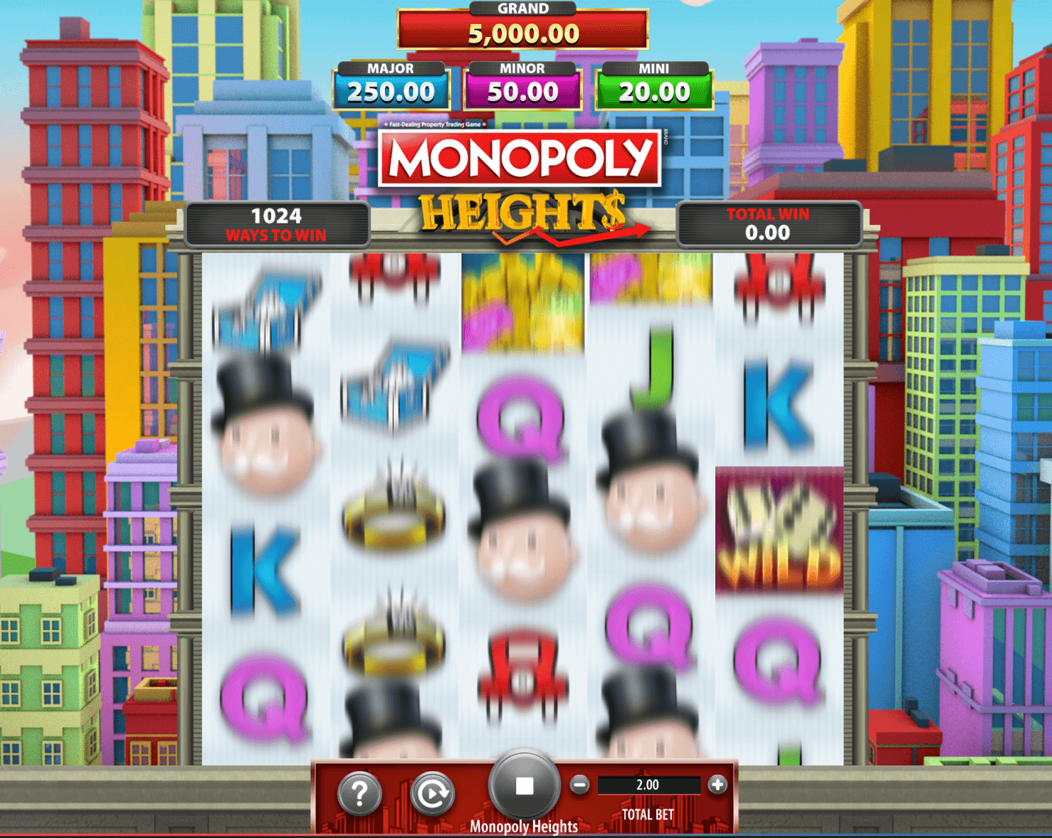 Monopoly Heights Light & Wonder Joker game 123