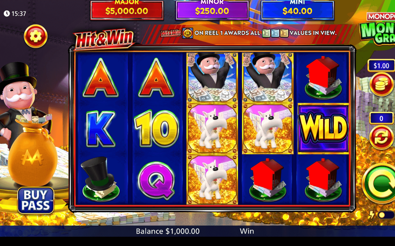 Monopoly Money Grab Light & Wonder Joker123 slot