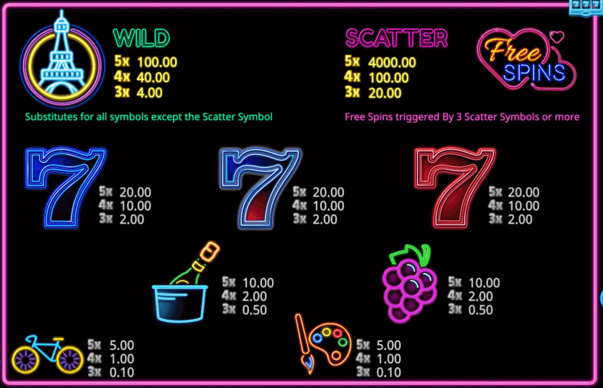 Paris Night Booming Games Joker family