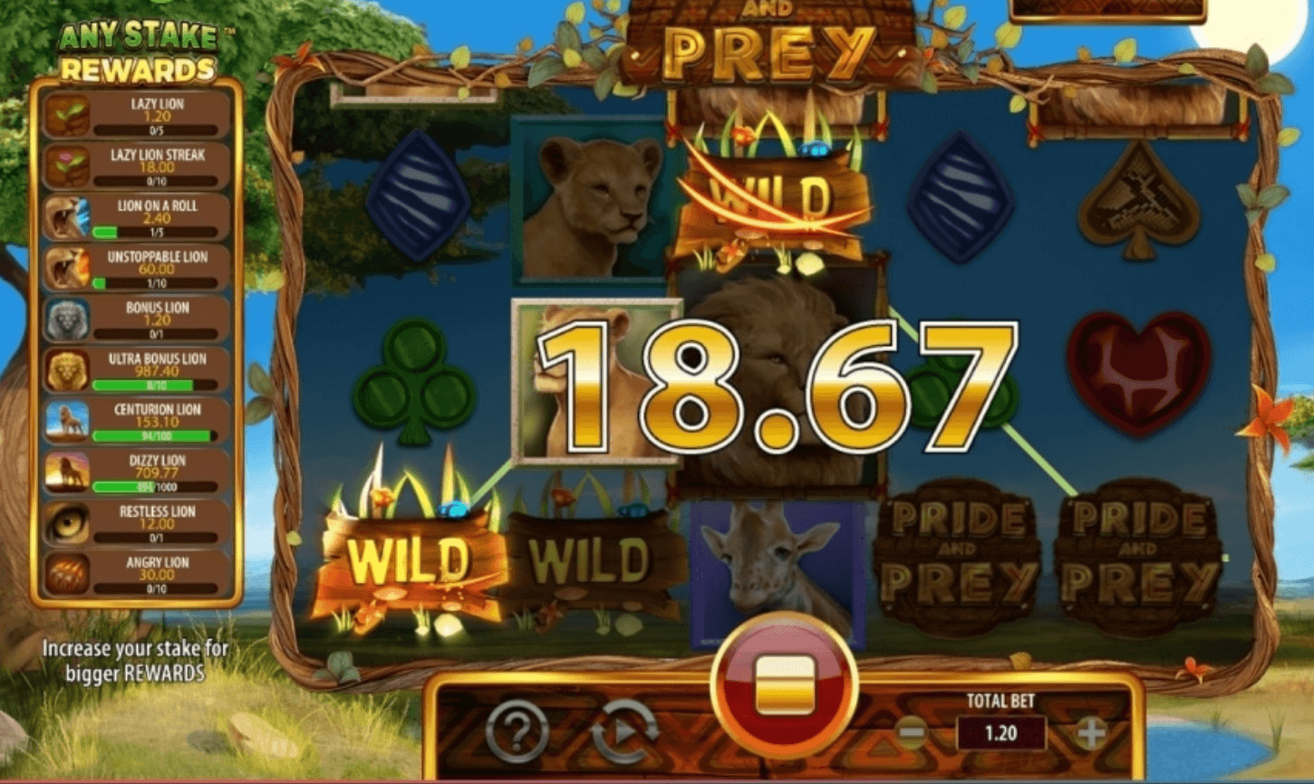 Pride and Prey Light & Wonder Joker game 123