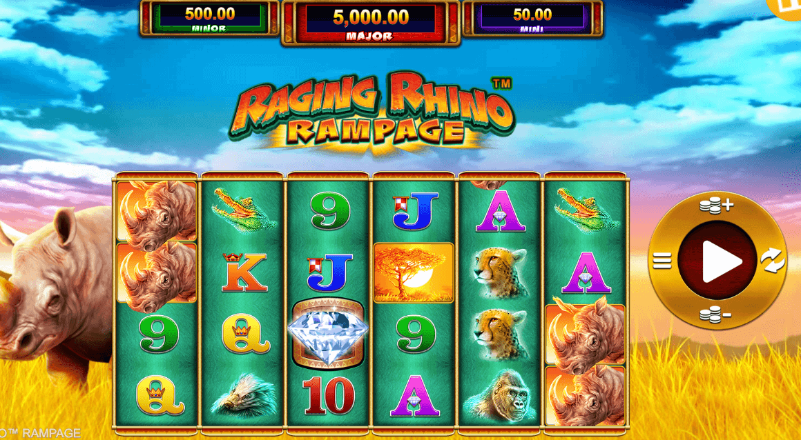 Raging Rhino Rampage Buy Pass Light & Wonder Joker slot