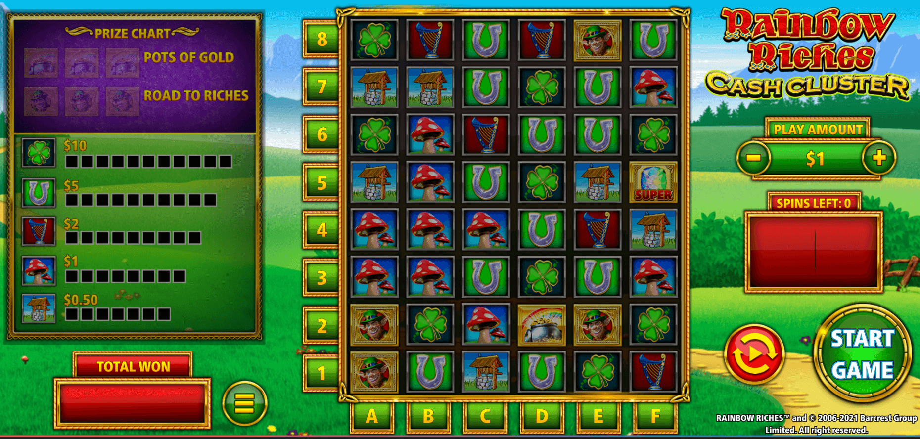 Rainbow Riches Cash Cluster Light & Wonder Joker123 com