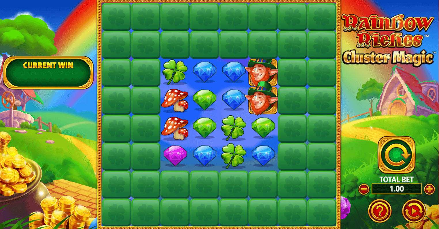 Rainbow Riches Cluster Magic Light & Wonder JOKER
