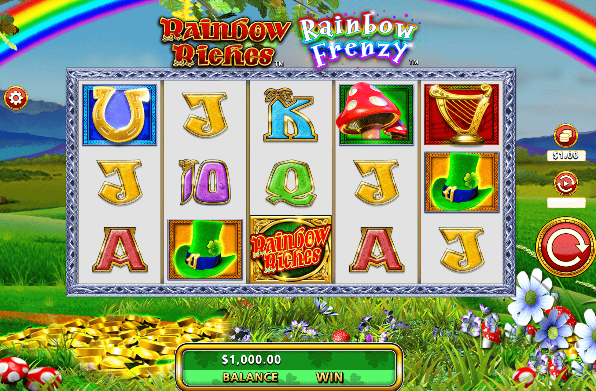 Rainbow Riches Rainbow Frenzy Light & Wonder wwwJoker123c net