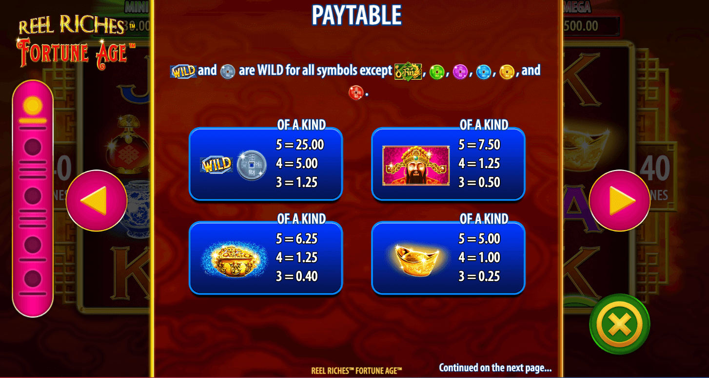 Reel Riches Fortune Age game Joker388