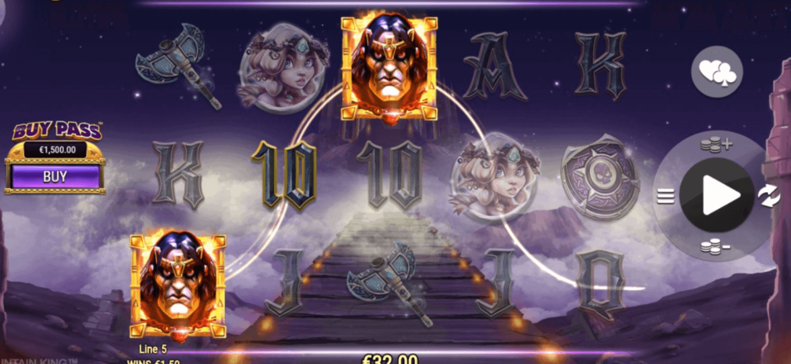 Rise of the Mountain King Light & Wonder Joker family