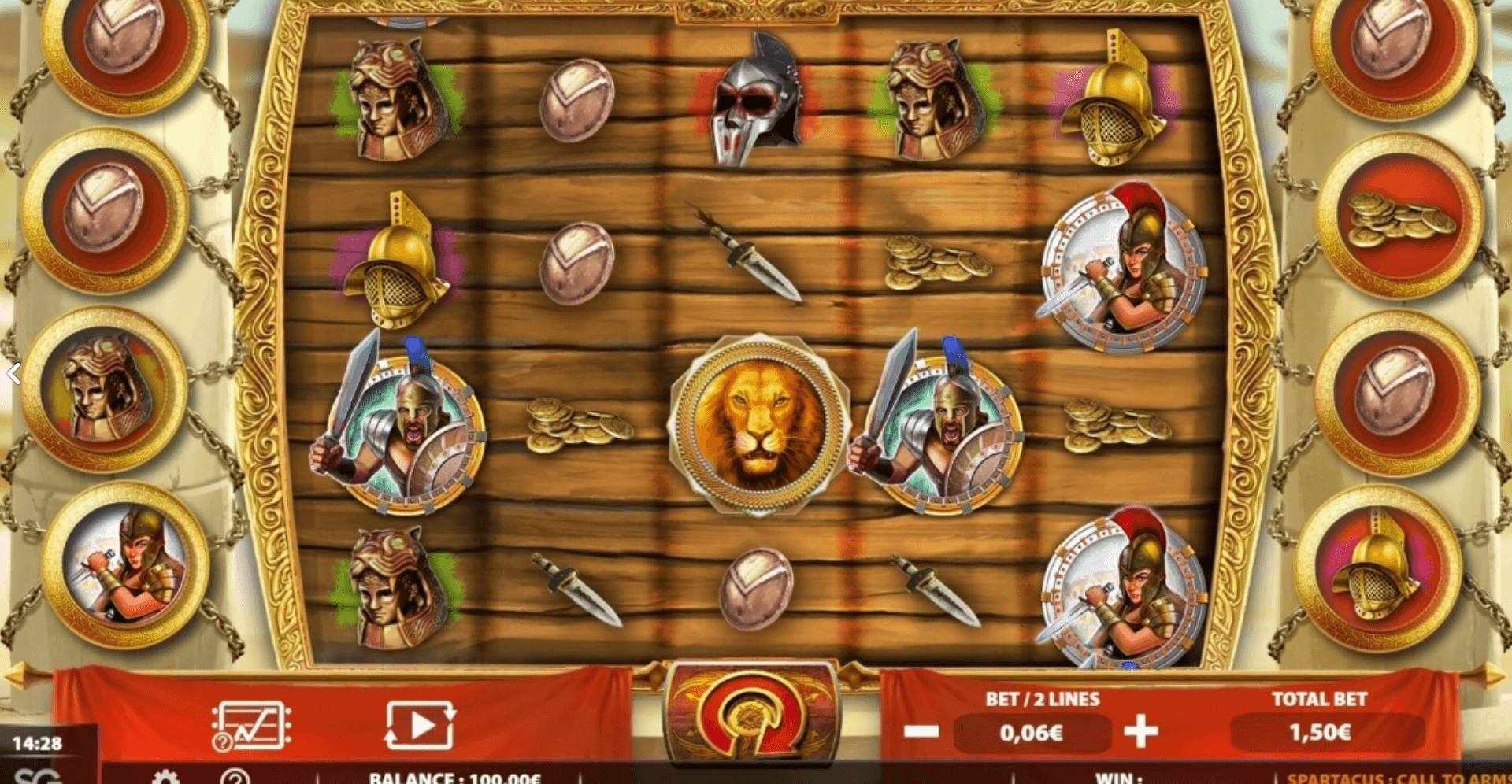 Spartacus Call to Arms Light & Wonder www Joker388