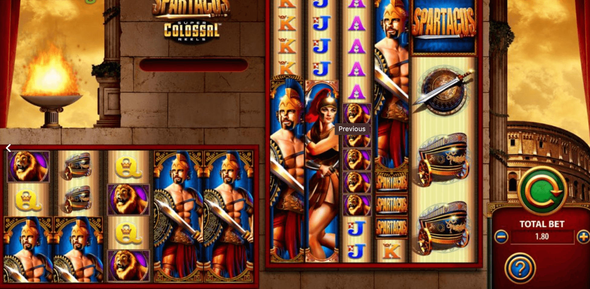 Spartacus Super Colossal Reels Light & Wonder Jokerapp678 c net