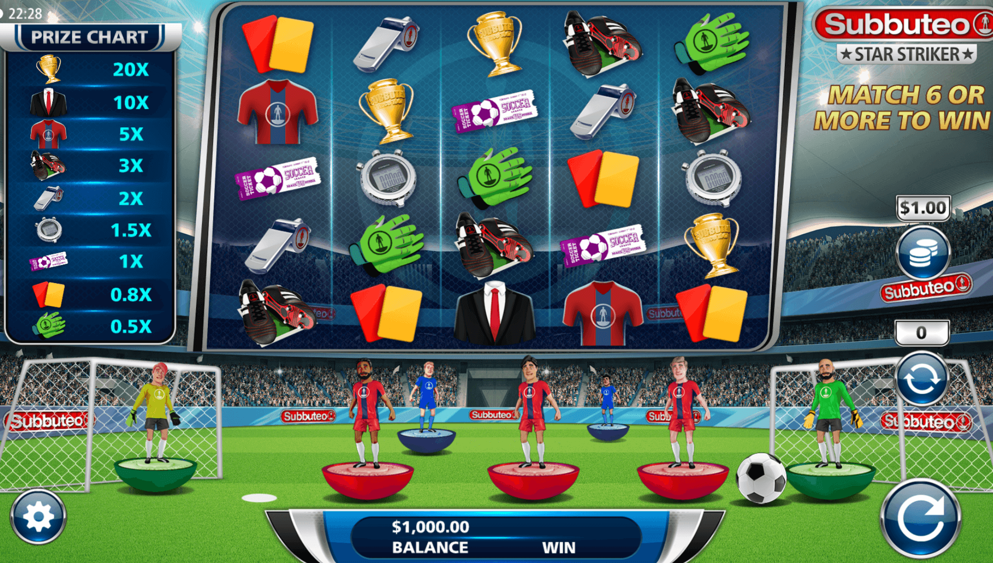 Subbuteo Star Striker Light & Wonder www Joker388