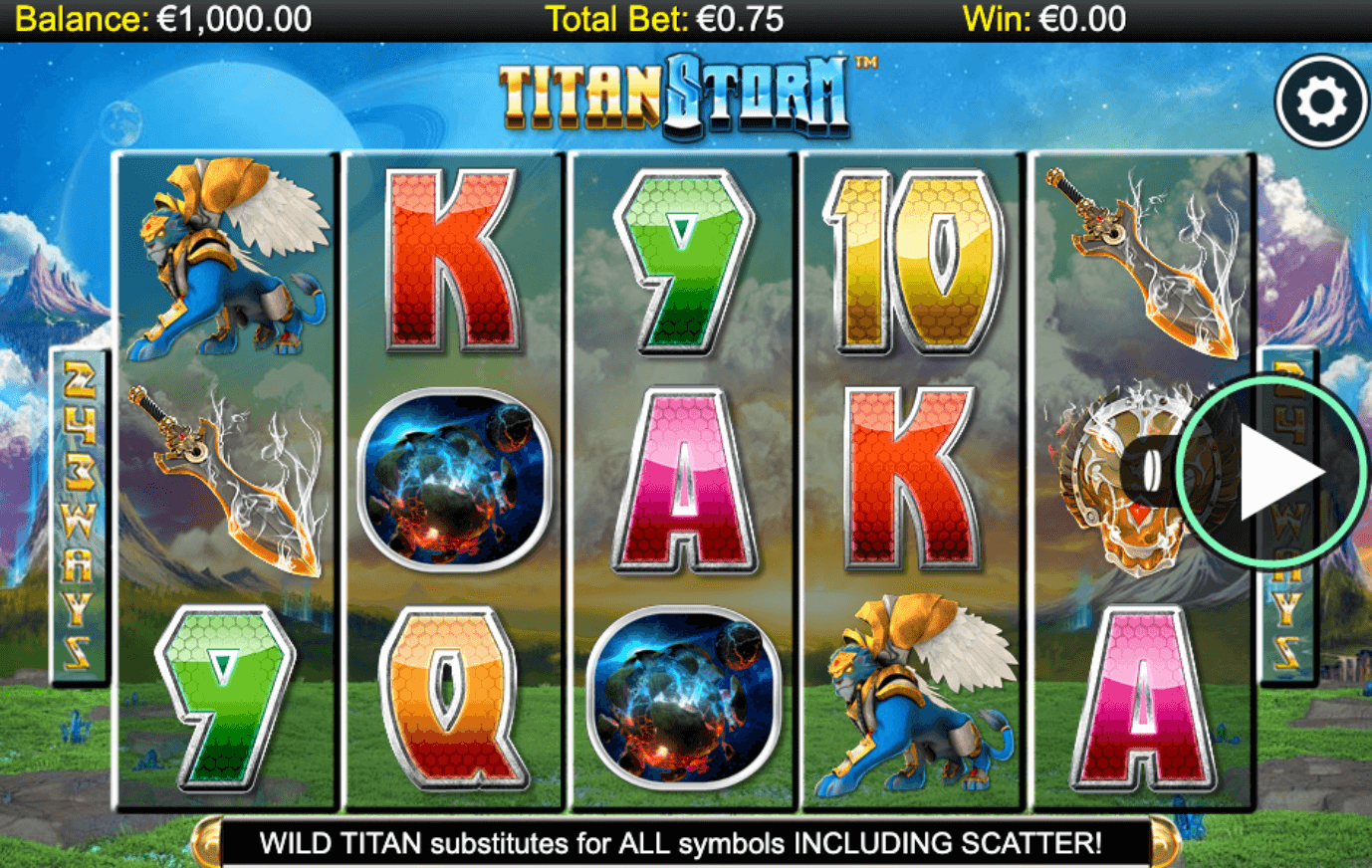 Titan Storm Light & Wonder 123Joker game