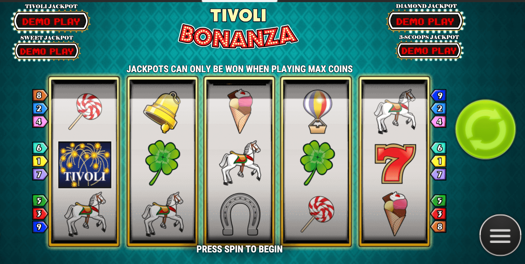 Tivolituren Light & Wonder Joker mobile