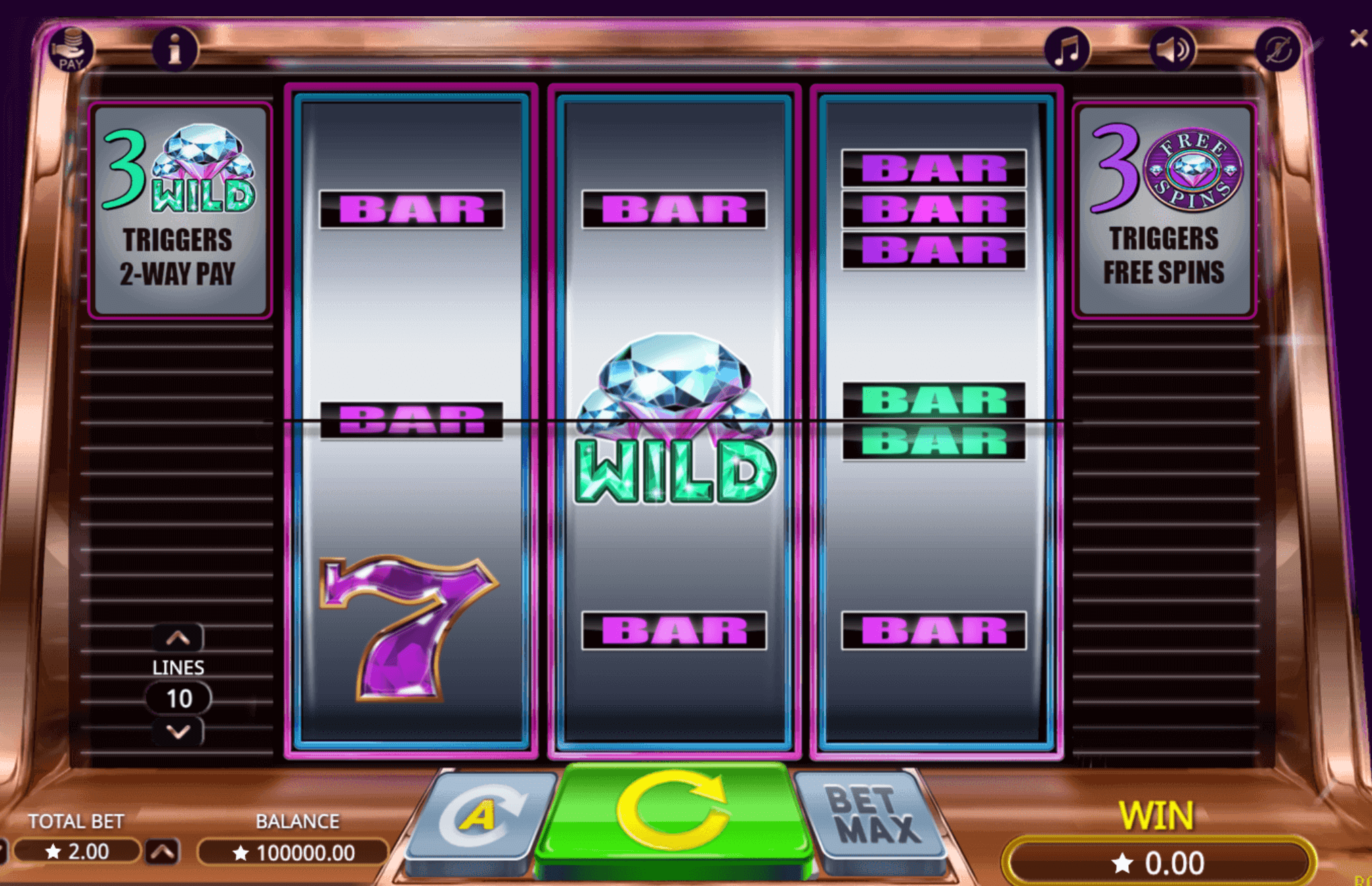 Wild Diamond Booming Games Joker family